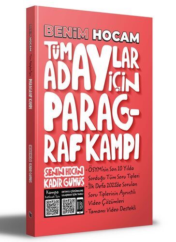 Benim Hocam Yayınları Tüm Adaylar İçin Paragraf Kampı