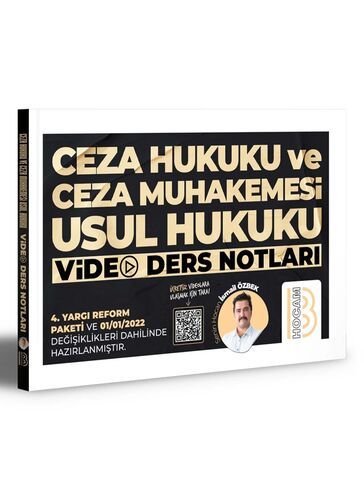 Benim Hocam Yayınları KPSS A Grubu Ceza Hukuku ve Ceza Muhakemesi Usul Hukuku Video Ders Notları