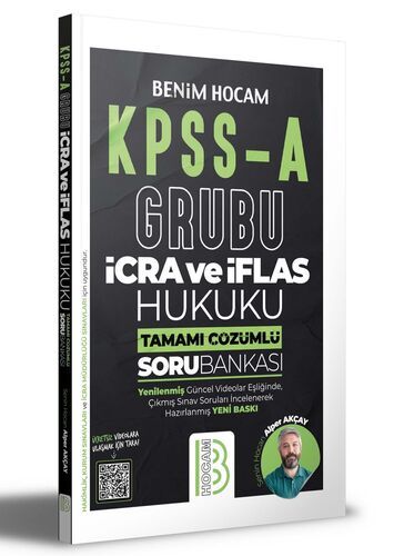 Benim Hocam Yayınları KPSS A Grubu İcra ve İflas Hukuku Tamamı Çözümlü Soru Bankası