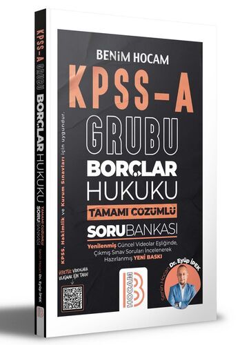 Benim Hocam Yayınları KPSS A Grubu Borçlar Hukuku Tamamı Çözümlü Soru Bankası