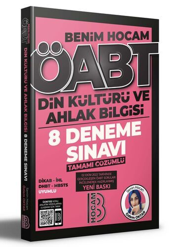 Benim Hocam Yayınları 2023 ÖABT Din Kültürü ve Ahlak Bilgisi Öğretmenliği 8 Deneme