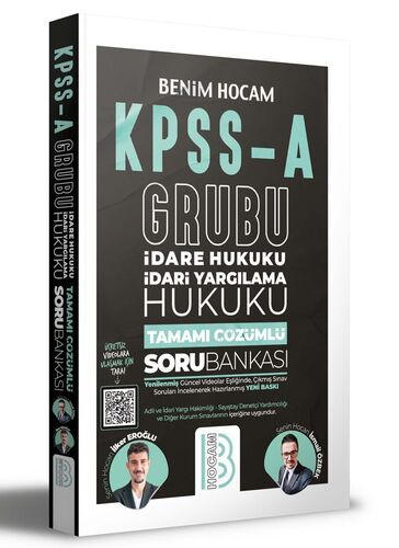 Benim Hocam Yayınları KPSS A Grubu İdare Hukuku İdari Yargılama Hukuku Tamamı Çözümlü Soru Bankası