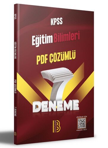 Benim Hocam Yayınları KPSS Eğitim Bilimleri PDF Çözümlü 7 Deneme