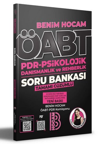 Benim Hocam Yayınları 2023 ÖABT PDR-Psikolojik Danışmanlık ve Rehberlik Tamamı Çözümlü Soru Bankası