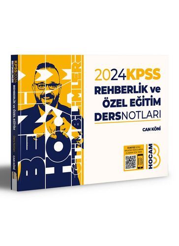 Benim Hocam Yayınları 2024 KPSS Eğitim Bilimleri Rehberlik Ve Özel Eğitim Ders Notları