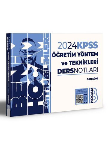Benim Hocam Yayınları 2024 KPSS Eğitim Bilimleri Öğretim Yöntem ve Teknikleri