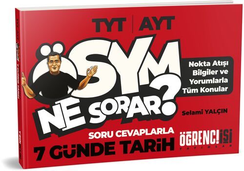 Öğrenci İşi Yayınlar Tyt-Ayt Soru Cevaplarla 7 Günde Tarih