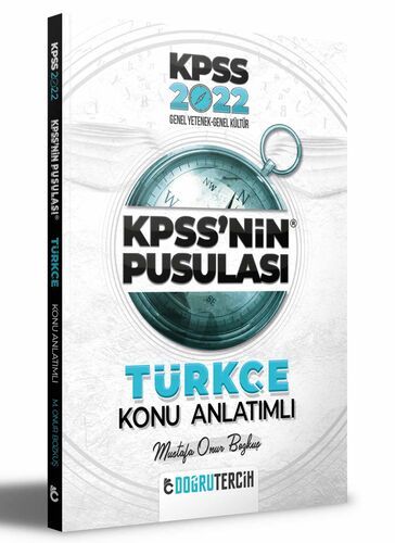 Doğru Tercih Yayınları 2022 KPSS'NİN Pusulası Türkçe Konu Anlatımı