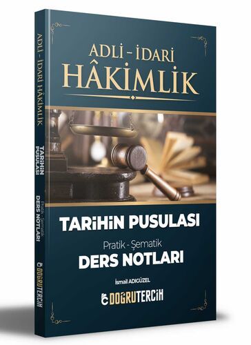 Doğru Tercih Yayınları Adli İdari Hakimlik Tarihin Pusulası Ders Notları