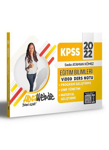 Hocawebde 2022 KPSS Eğitim Bilimleri Program Geliştirme -Sınıf Yönetimi - Materyal Geliştirme Video Ders Notları