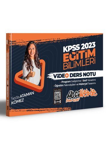 Hocawebde 2023 KPSS Eğitim Bilimleri Program Geliştirme -Sınıf Yönetimi -Öğretim Teknolojileri ve Materyal Tasarımı Video Ders N