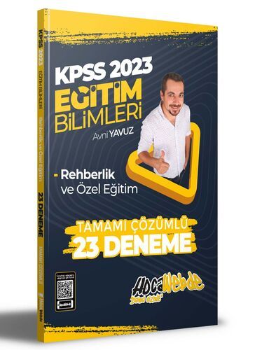 Hocawebde 2023 KPSS Eğitim Bilimleri Rehberlik ve Özel Eğitim Tamamı Çözümlü 23 Deneme Sınavı