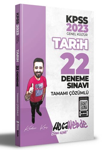 Hocawebde 2023 KPSS Tarih Tamamı Çözümlü 22 Deneme Sınavı