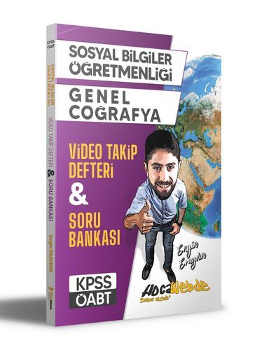 Hocawebde  Sosyal Bilgiler Öğretmenliği Genel Coğrafya Video Takip Defteri ve Soru Bankası