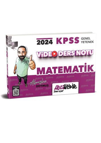 HocaWebde Yayınları 2024 KPSS Matematik Video Ders Notu