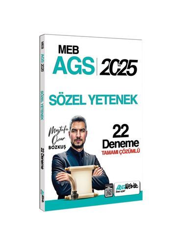 HocaWebde Yayınları 2025 MEB AGS Sözel Yetenek Tamamı Çözümlü 22 Deneme Sınavı