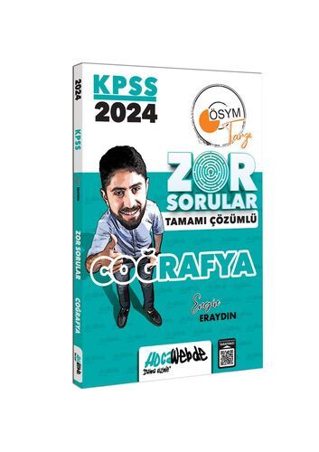 HocaWebde Yayınları 2024 KPSS GK Coğrafya  Tamamı Çözümlü Zor Sorular