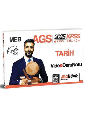 HocaWebde Yayınları 2025 MEB AGS KPSS Tarih Video Ders Notu