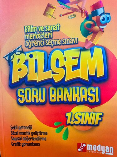 MEDYAN YAYINLARI 1.SINIF BİLSEM  SORU BANKASI