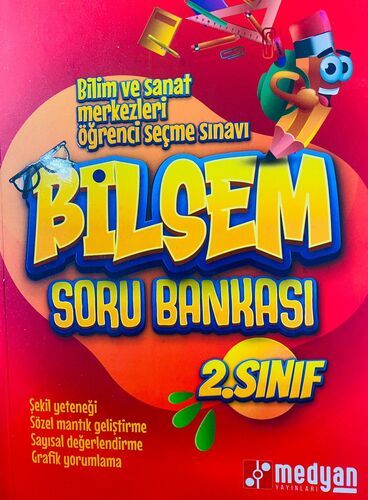 MEDYAN YAYINLARI 2.SINIF BİLSEM SORU BANKASI