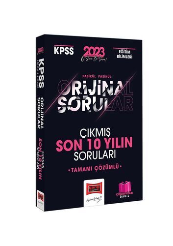 Yargı Yayınları 2023 KPSS Eğitim Bilimleri Fasikül Fasikül Orjinal Son 10 Yılın Çıkmış Soruları ve Çözümleri