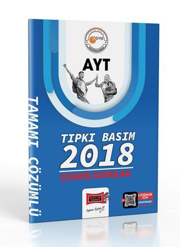 Yargı Yayınları  Baskı (2018 Yılı AYT Tıpkı Basım) Çıkmış Sorular