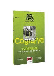 Yargı Yayınları 2023 KPSS Genel Kültür Hedef IYI Serisi Coğrafya Tamamı Çözümlü 15 Deneme