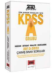 Yargı Yayınları 2023 KPSS A Grubu Hukuk - İktisat - Maliye - Muhasebe 2013-2022 Çıkmış Sınav Soruları ve Çözümleri