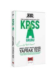 Yargı Yayınları 2023 KPSS A Grubu Tüm Dersler Yaprak Test