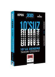 Yargı Yayınları 2023 KPSS A Grubu Tamamı Çözümlü 10'suz Olmaz 10 Deneme