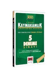 Yargı Yayınları 2023 Kaymakamlık Sınavlarına Hazırlık Tamamı Çözümlü 5 Deneme Sınavı (5.Baskı)