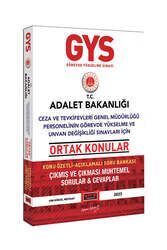 Yargı Yayınları 2023 Adalet Bakanlığı Ceza ve Tevkifevleri Genel Müdürlüğü Personeli İçin Unvan Değişikliği Sınavlarına Yönelik