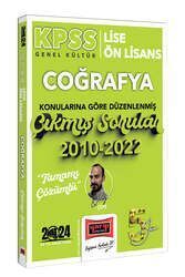 Yargı Yayınları 2024 KPSS Lise Ön Lisans Genel Kültür Coğrafya Konularına Göre Düzenlenmiş 2010-2022 Tamamı Çözümlü Çıkmış Sorul