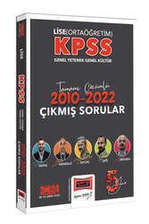 Yargı Yayınları 2024 KPSS GY-GK Lise (Ortaöğretim) Tamamı Çözümlü 2010-2022 Çıkmış Sorular