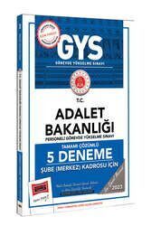 Yargı Yayınları 2023 Adalet Bakanlığı Şube Müdürü Kadrosu İçin 5 Deneme
