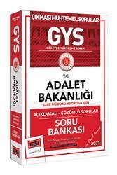 Yargı Yayınları 2023 Adalet Bakanlığı Şube Müdürü Kadrosu İçin Sorun Bankası