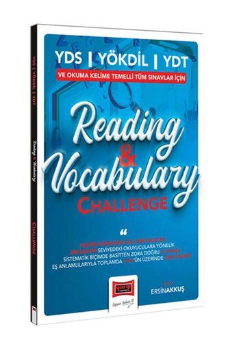 Yargı Yayınları 2023 YDS YÖKDİL YDT ve Okuma Kelime Temelli Tüm Sınavlar İçin Reading And Vocabulary Challenge