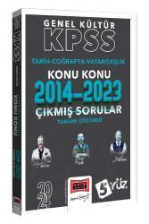 Yargı Yayınları 2024 KPSS Genel Kültür (Tarih-Coğrafya-Vatandaşlık) Konu Konu Tamamı Çözümlü Çıkmış Sorular (2014-2023)