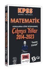 Yargı Yayınları 2024 KPSS Genel Yetenek Matematik Konularına Göre Düzenlenmiş Tamamı Çözümlü Çıkmış Yıllar (2014-2023)