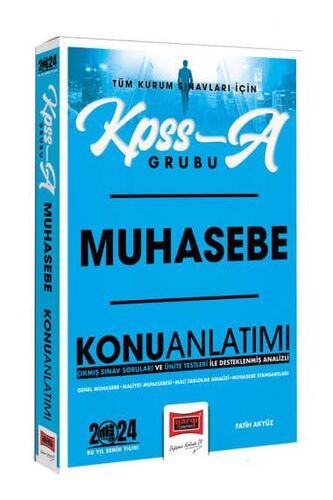 Yargı Yayınları 2024 KPSS A-Grubu Muhasebe Konu Anlatımı