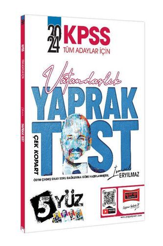 Yargı Yayınları 2024 KPSS Tüm Adaylar İçin 5Yüz Vatandaşlık Çek Kopart Yaprak Test