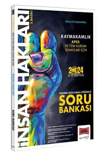 Yargı Yayınları 2024 Kaymakamlık KPSS ve Tüm Kurum Sınavları İçin İnsan Hakları Tamamı Açıklamalı Çözümlü Soru Bankası
