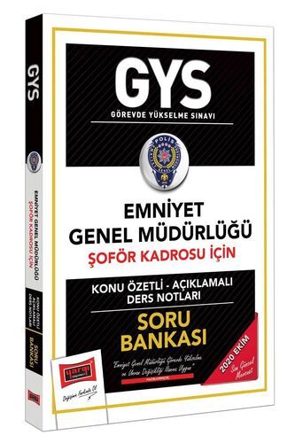 Yargı Yayınları GYS Emniyet Genel Müdürlüğü Şoför Kadrosu İçin Konu Özetli Soru Bankası