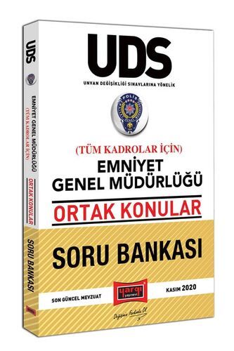 Yargı Yayınları UDS Emniyet Genel Müdürlüğü Ortak Konular Tüm Kadrolar İçin Soru Bankası
