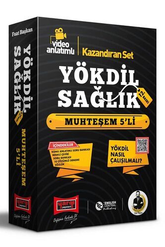 Yargı Yayınları YÖKDİL Sağlık Bilimleri Muhteşem 5'li Kazandıran Set 12. Baskı