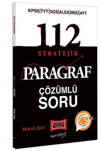 Yargı Yayınları 2022 KPSS YKS DGS ALES MSÜ 112 Stratejik Çözümlü Soru Bankası