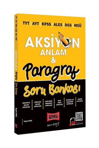 Yargı Yayınları  TYT AYT KPSS ALES DGS MSÜ Aksiyon Anlam & Paragraf Soru Bankası