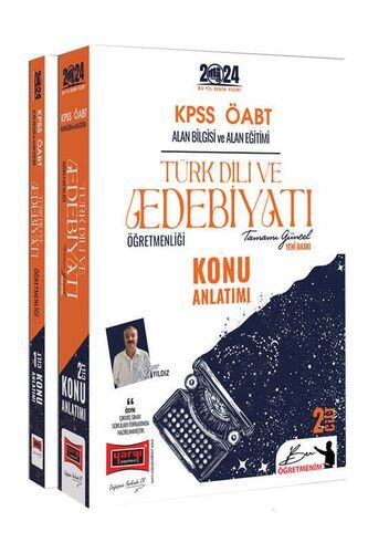 Yargı Yayınları 2024 ÖABT Türk Dili ve Edebiyatı Konu Anlatımı (2 Cilt)