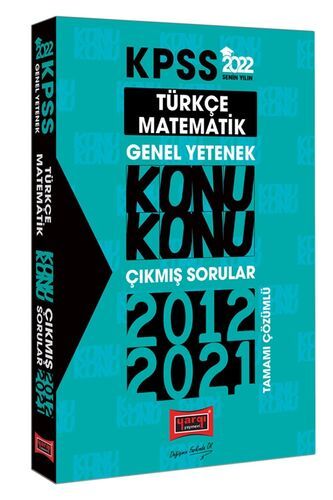 Yargı Yayınları 2022 KPSS Genel Yetenek Konu Konu Çıkmış Sorular