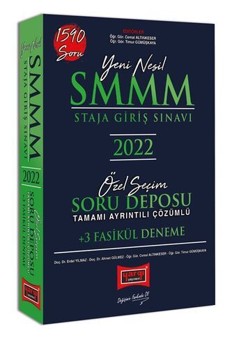 Yargı Yayınları 2022 SMMM Staja Giriş Sınavı Tamamı Ayrıntılı Çözümlü Özel Seçim Soru Deposu +3 Fasikül Deneme